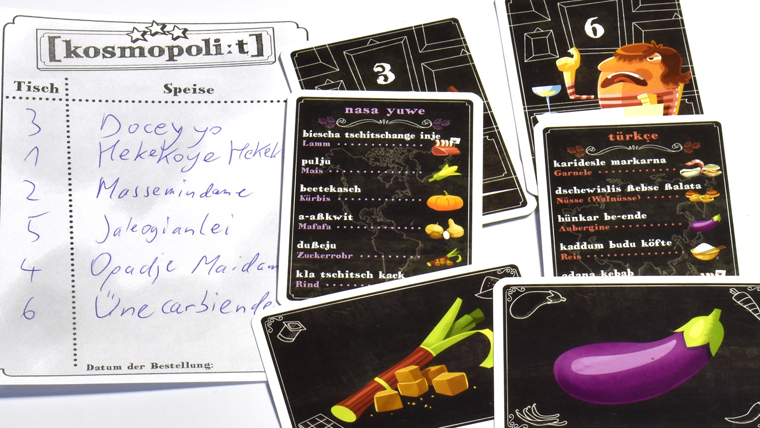 Das Kommunikationsspiel: Kosmopolit | Spielekritik